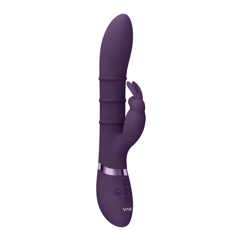 Vibrator Ringpower mit drei gleitendem Massagring für G-Punkt-Stimulation