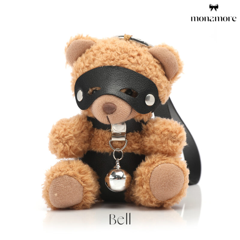Schlüsselanhänger Bär im BDSM-Style - Bondage- Bärchen