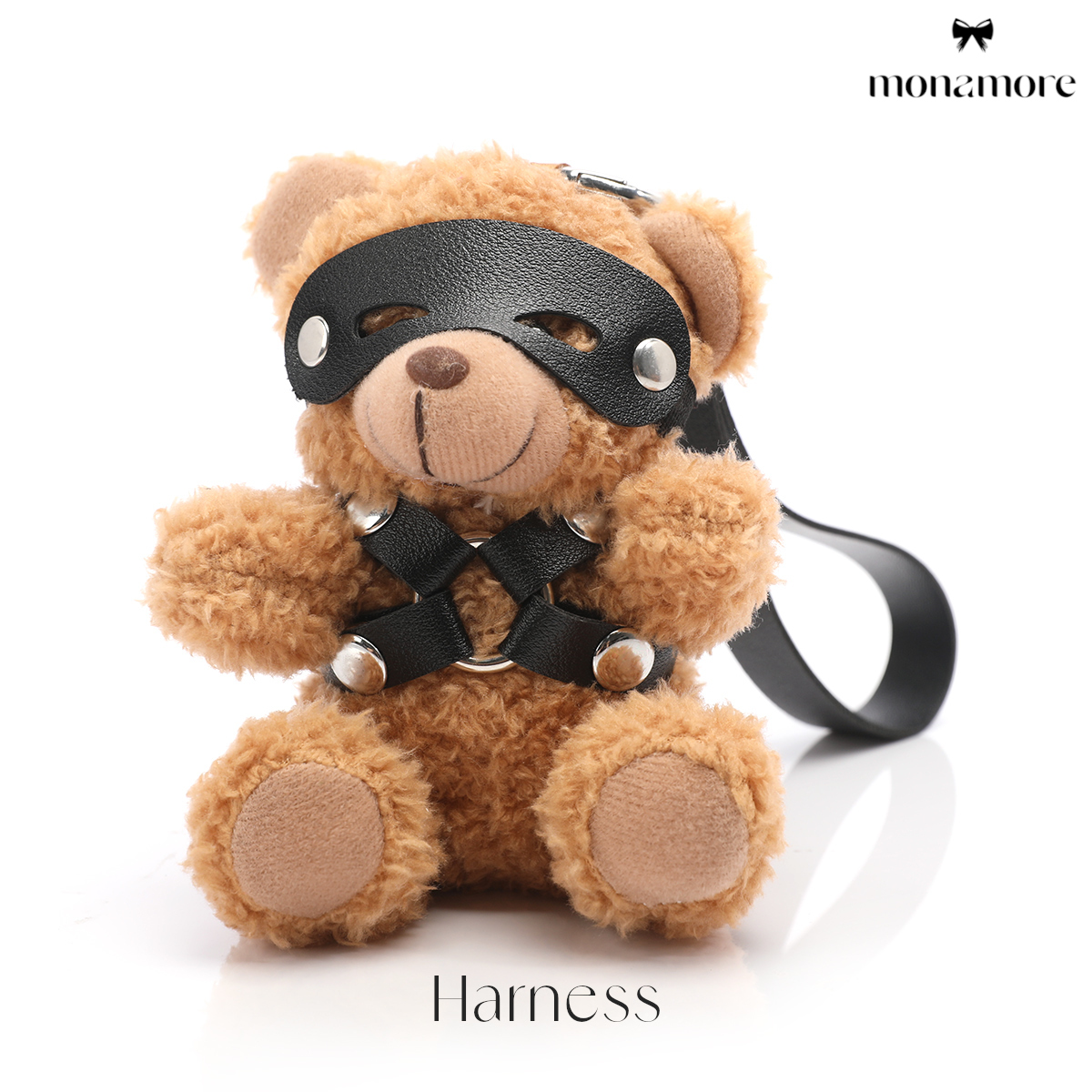 Schlüsselanhänger Bär im BDSM-Style - Bondage- Bärchen