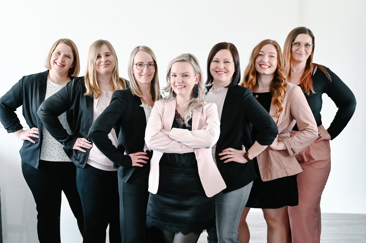 Das MONROE Toyparty Zentralteam mit Geschäftsführerin Alexandra Lackinger