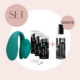 Special Set Elina – Paarvibrator mit Fernbedienung im Aktionsset mit Stimulationsgel Magic Vibes und Intimate Area & Toycleaner