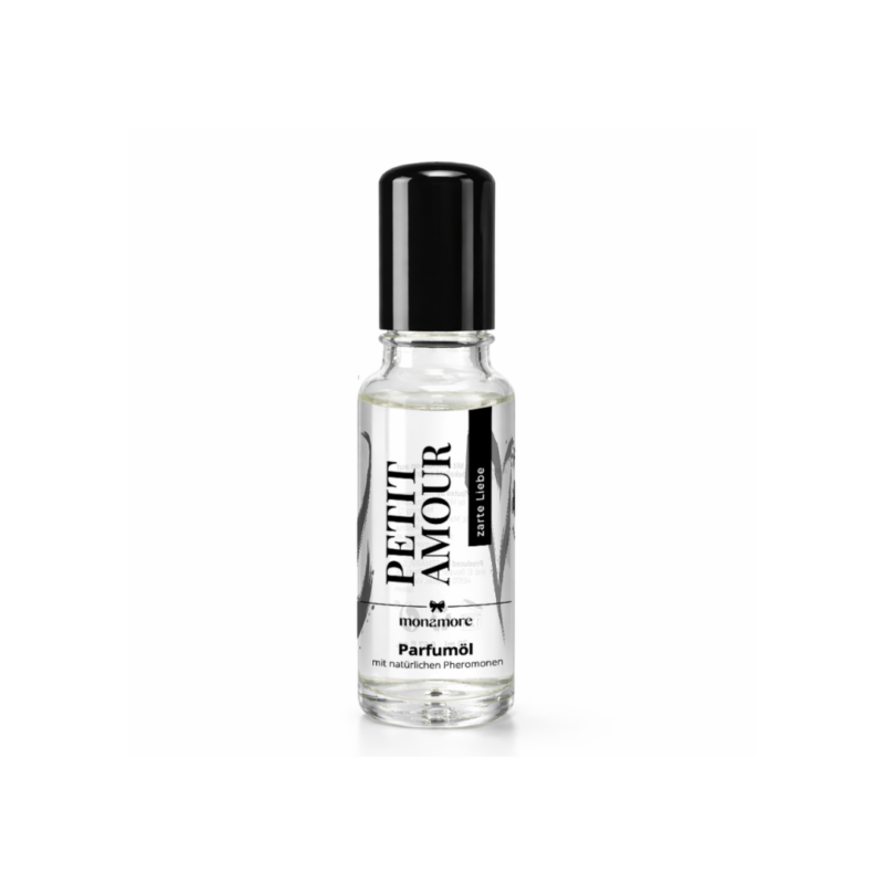 monamore Petit Amour Parfümöl mit natürlichen Pheromonen im eleganten Roll-on für sinnlich-blumigen Duft auf der Haut